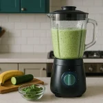 مخلوط کن درحال استفاده روی کابینت