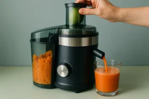 آبمیوه گیری در حال گرفتن آبمیوه