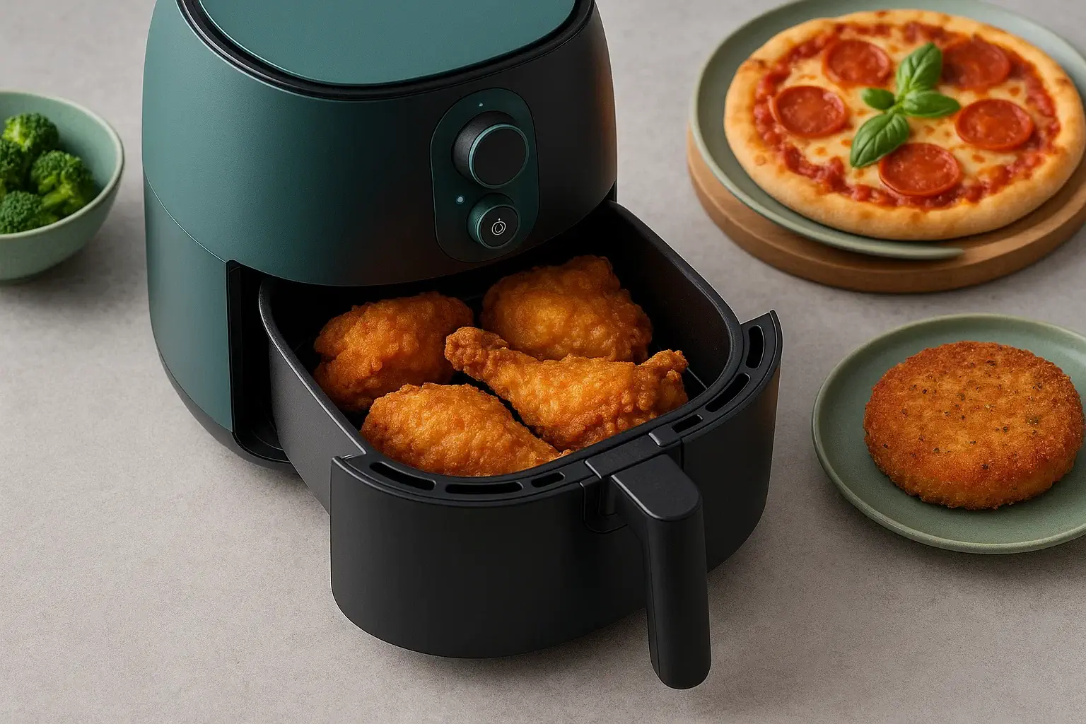 غذاهایی که با سرخکن بدون روغن میشه