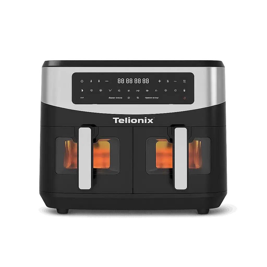 سرخ کن بدون روغن دو قلو تلیونیکس 9 لیتری مدل TAF 4406 از رو به رو
