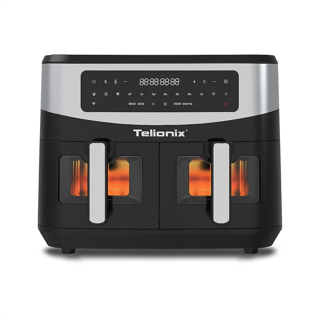 سرخ کن بدون روغن دو قلو تلیونیکس 9 لیتری مدل TAF 4406