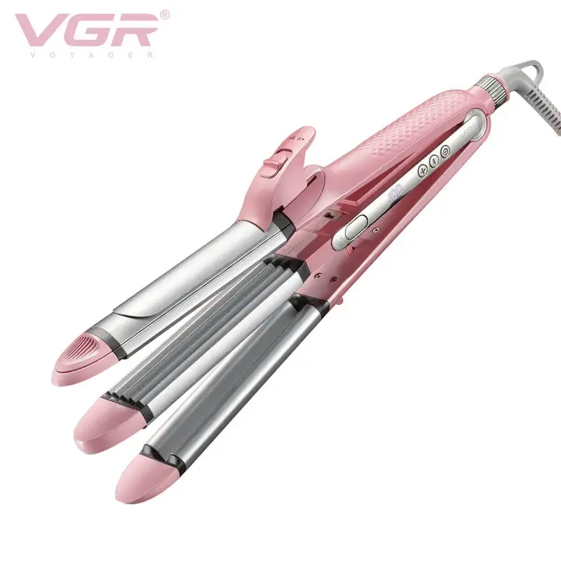 اتو و حالت دهنده مو ۴ کاره وی جی ار مدل V-563 از جلو