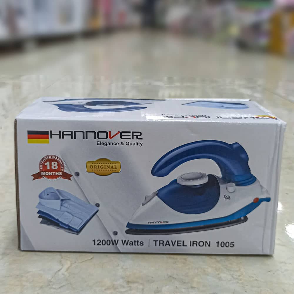 اتو مسافرتی هانوور 1200 وات مدل 1005 در انبار