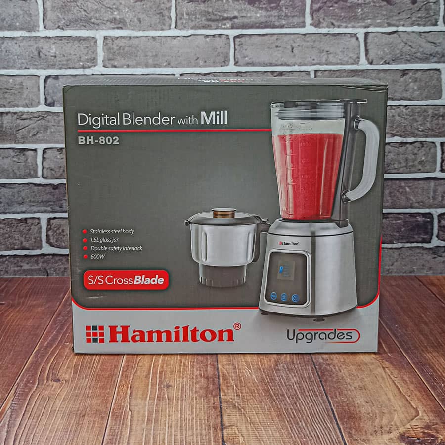 کارتن آسیاب و مخلوط کن همیلتون 600 وات مدل BH-802