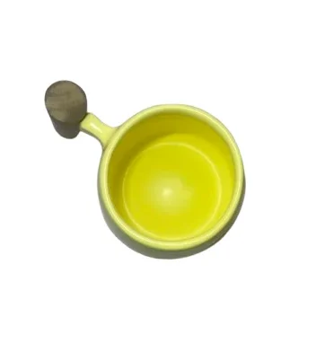 ماگ لانژ دسته چوبی آی سرام از بالا