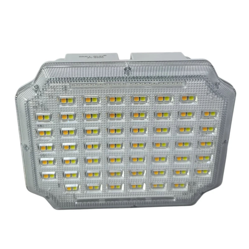 چراغ اضطراری شارژی با پنل خورشیدی مدل XQ-9200 از جلو